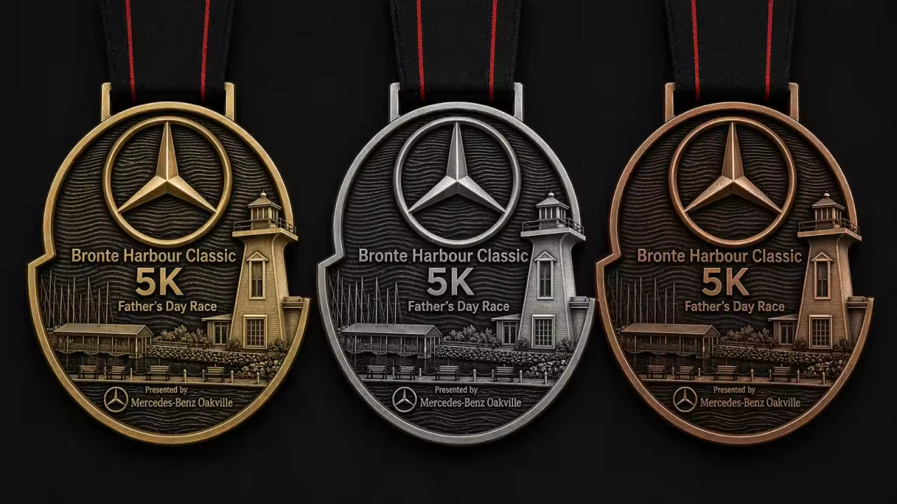 BHC 2026 podium medals — gold, silver, and bronze
